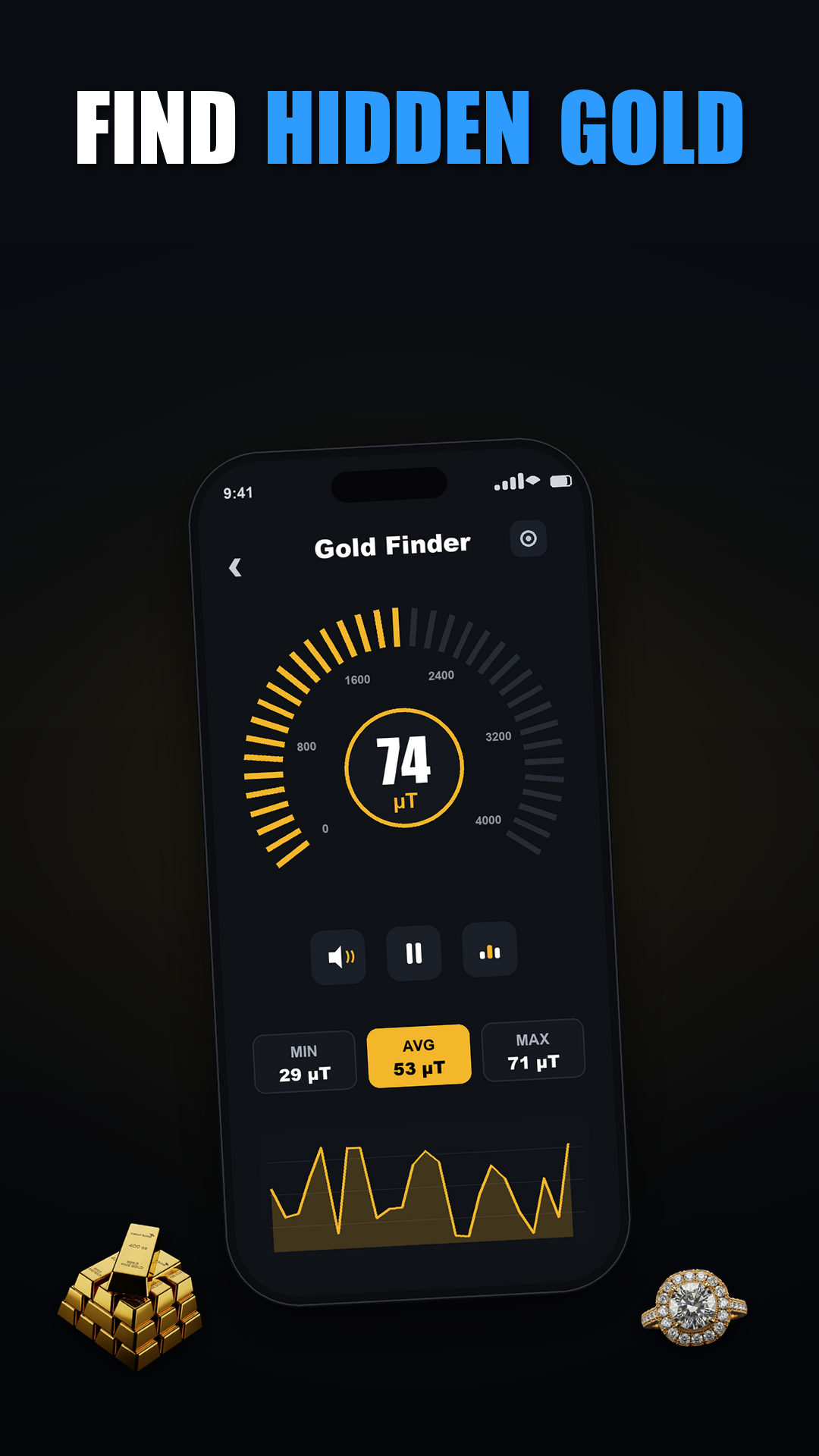 Metal Scanner screen